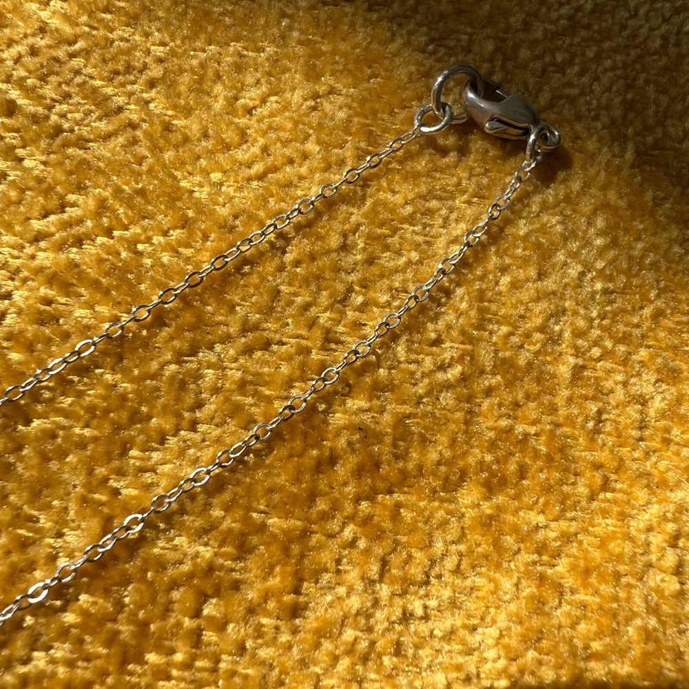 Soul Pieces Miniature Heart Necklace- Tiny Sterling Silver Heart View 6